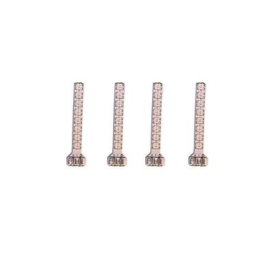 1Set Detachable Light Strip 8 Brightness LED Lamp Beads Night Flight Spare Parts Compatible with RC FPV Drone Racing Accessories
