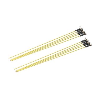 10PCS RC Boats Suction Rudder Push Rod Kit M2 Pull Rods 2mm Servo Steering Linkage Ball End Screw Nuts Compatible With DIY Model Boat Servos(length 27cm)