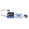 35x35mm Motor Fan, RC Car ESC Fan with Cover, Aluminum y Fast for 1/10 1/12 1/8 RC Car, Weight Tion for (Deep Blue) view 1