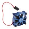 35x35mm Motor Fan, RC Car ESC Fan with Cover, Aluminum y Fast for 1/10 1/12 1/8 RC Car, Weight Tion for (Deep Blue) view 2