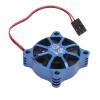 35x35mm Motor Fan, RC Car ESC Fan with Cover, Aluminum y Fast for 1/10 1/12 1/8 RC Car, Weight Tion for (Deep Blue) view 3