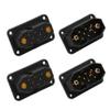 2 Pairs VTOL Drone Servo Connector JX4 JX6 JX8 JX9 Quick Release Male Female Plug UAV Parts Compatible with RC Airplane Model Turbojet(2pairs JX8) view 1