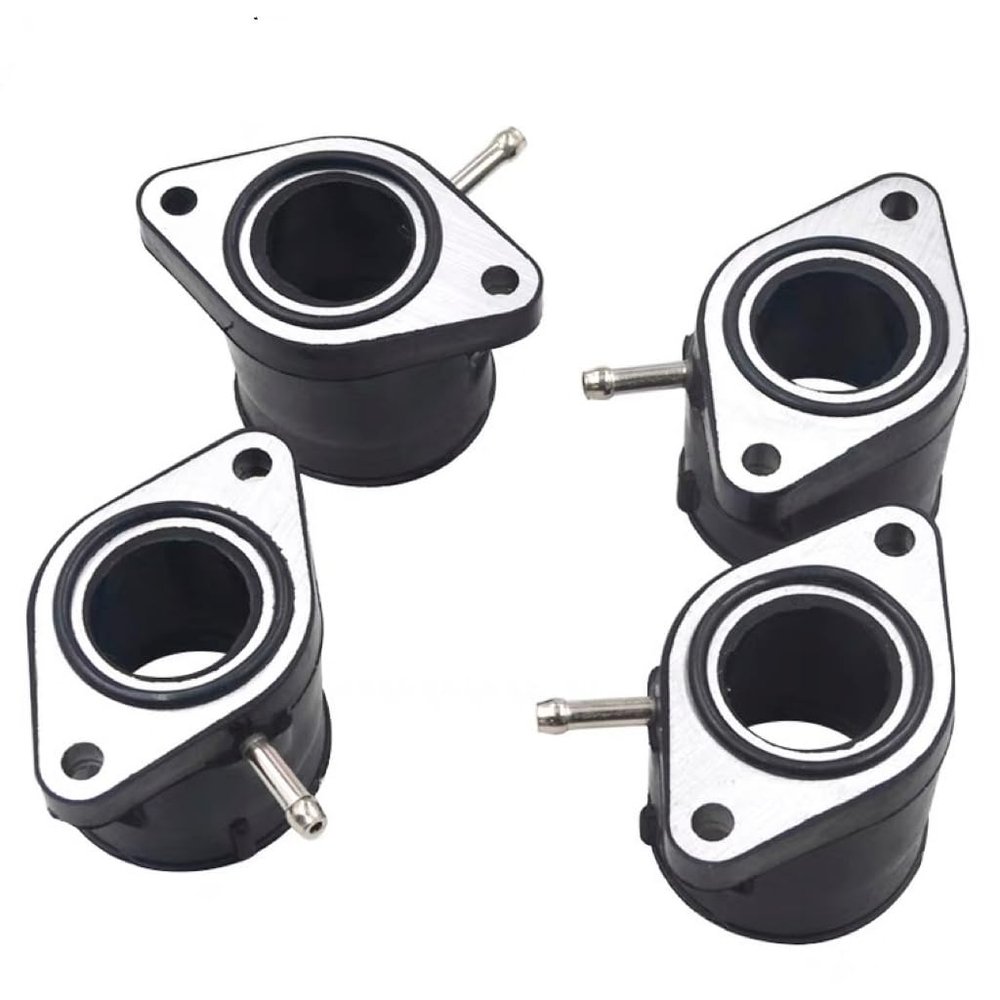 4Pcs Motorcycle Carburetor Interface For XJR400 XJR 400 1993 1994 1995 1996 1997 1998 1999 Intake Rubber
