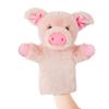 JUSTQUNSEEN Hand Puppet for Kids Educational Farm Animal Toy Soft Plush Storytelling Puppets for Toddlers Boys and Girls Stuffed Interactive Role Play Pig view 1