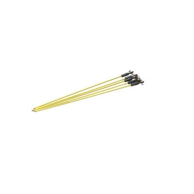 5PCS M2 Pull Rod Pushrod 2mm Servo Steering Linkage with Ball End Joint Screw Nuts Parts Compatible with DIY RC Brushless Boat Car Model Accessories(Length 20cm)