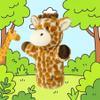 JUSTQUNSEEN Soft Hand Puppet Kids Adults Large Safari Animal for Story Time Teaching Educational Toy Adult Hands Fit Washable Stuffed Long Neck Giraffe view 3