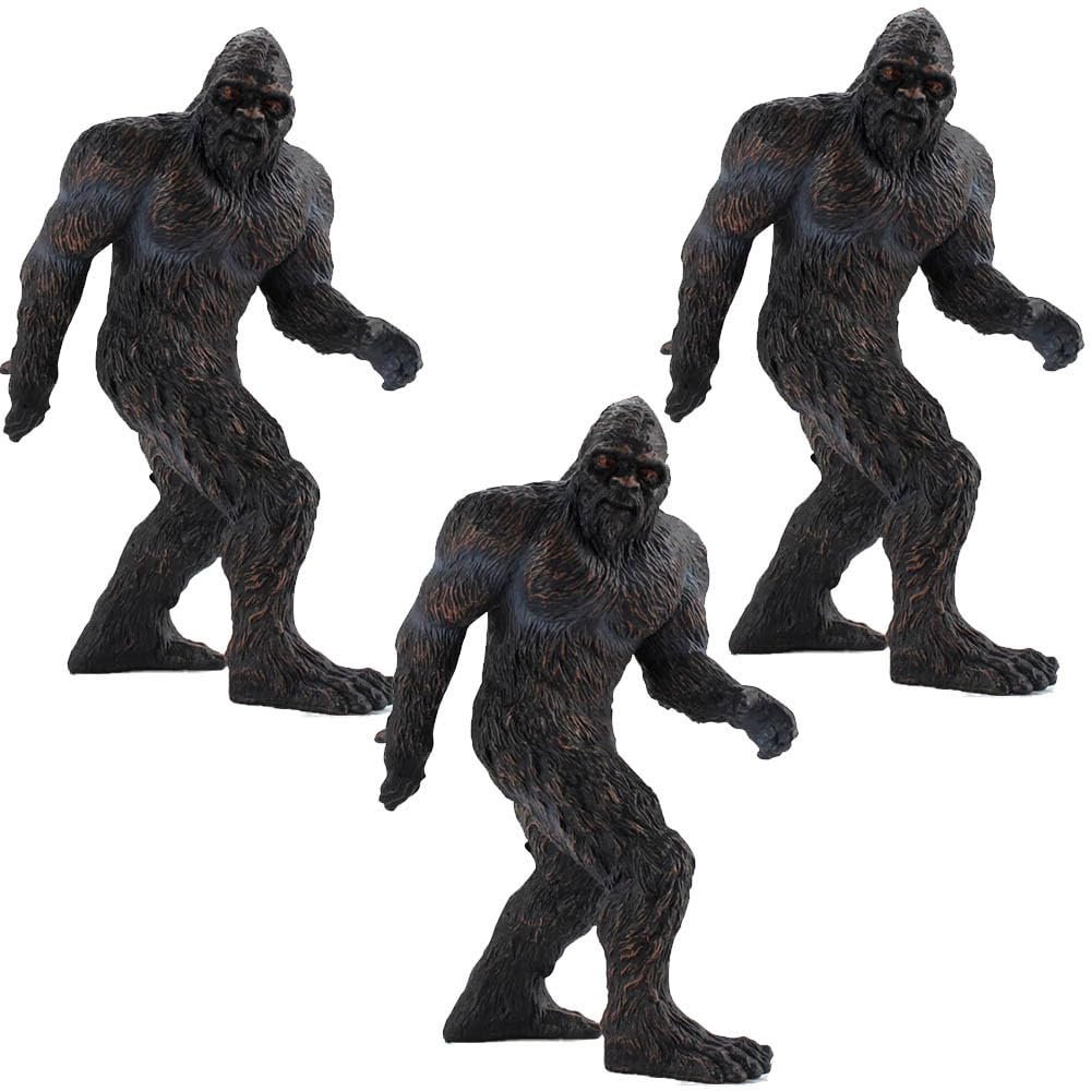 UCCKEYI 3Pcs Compatible with Bigfoot Action Figure Collectible Statue Decor Figurine Weird Gift Figure Statue