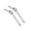 rc DriveShafts Compatible with MN128 MN86 MN86S MN86K MN86KS for MN G500 1/12 RC Car Upgrade Parts Accessorie 2pcs Metal Front Axle CVD Drive Shaft view 3