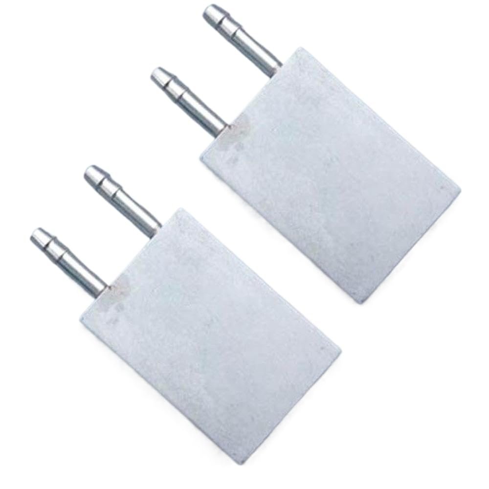 2PCS Aluminum Water Cooling Plate Heat Sink for RC Boat ESC Compatible with Brushless Speed Controller Watercooled Cooling System(No.4 42x30x6mm)