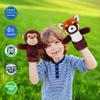 JUSTQUNSEEN Puppet for Kids Role Play Gift Boys Girls Interactive Learning Animal Classroom Supplies Washable Soft Stuffed Forest Friends Red Panda Puppet view 2