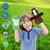 JUSTQUNSEEN Animal Puppet Large Farm Themed Toy for Creative Play Adult Size Stuffed Interactive Role Play Educational Storytelling Brown Horse view 2
