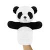 JUSTQUNSEEN Soft Animal Hand Puppet Preschool Learning Toy Washable Black White Stuffed Story Time Family Fun Interactive Role Play Gift Panda view 1