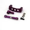 for Wltoys 144001 144010 124016 124017 124018 124019 Metal Steering Gear for Seat Tie Rod RC Remote Control Car Parts Replacement RC Car DIY Parts(Purple) view 1