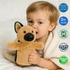 JUSTQUNSEEN Dog Hand Puppet Plush Toy for Kids Toddlers Educational Animal Puppet for Storytelling Pretend Play Birthday German Shepherd view 2