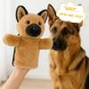 JUSTQUNSEEN Dog Hand Puppet Plush Toy for Kids Toddlers Educational Animal Puppet for Storytelling Pretend Play Birthday German Shepherd view 4
