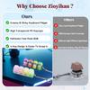 2Pcs Keyboard Fidget Toy for Adults Clicker Keyboard Light Up, Creamy & Clicky Keyboard Fidget Keychain Adults Keyboard Clicker Sensory Toys for Anxiety Stress Relief, White view 4
