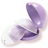 New Model with Plugs! 2PCS Breast Shells, Milk Saver, Wearable Nursing Cups, Protect Sore Nipples for Breastfeeding (Upgrade Purple, 2 Count (Pack of 1)) view 1