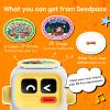 seedpace Kids Music Player: Story Machine, Interactive Toy, Voice Recording, Pre-Loaded Stories and Muisic, Screen-Free Storytelling Toys, Bluetooth Speaker, Christmas/Birthday Gift for Children view 2