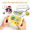 seedpace Kids Music Player: Story Machine, Interactive Toy, Voice Recording, Pre-Loaded Stories and Muisic, Screen-Free Storytelling Toys, Bluetooth Speaker, Christmas/Birthday Gift for Children view 3