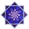 BVCY Flowsar Glow in The Dark Juggling Toy Solar Powered Flow Star for Beginners with Dual Print Blue (R06-style3) view 4