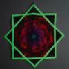 BVCY Flowsar UV Glow Flow Star Solar & Light Charging Juggling Toy Dual-Sided Print Easy for Beginners Red&Green (R06-style1) view 2