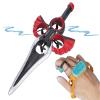 Dpofirs Flying Sword RC Airplane, Gesture Sensing Remote Control Plane, with LED Light, 3D Stunt Flip, Lightweight Foam Flying Toy, for Kids & Adults, Red view 1