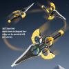 Dpofirs Flying Sword RC Airplane, Gesture Sensing Remote Control Plane, with LED Light, 3D Stunt Flip, Lightweight Foam Flying Toy, for Kids & Adults, Red view 4