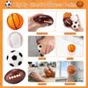 24 Pack Sports Stress Balls Valentines Day Gifts for Kids School Classroom, Exchange Sports Valentines Day Cards for Kids Party Favors Supplies for Boys Girls Basketball Football Soccer Baseball Bulk view 3