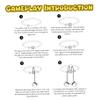 CurcKua Magnet Game for Kids & Family, Magnetic Bee Catcher Kids Games Portable Board with Magnetic Wands for Garden, Picnic, Camping Games Game Headbands for view 4