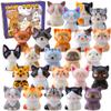 24 PCS Cat Squishy Toys, Cute Cat Party Favors for Kids, Stress Relief Toys view 1