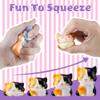 24 PCS Cat Squishy Toys, Cute Cat Party Favors for Kids, Stress Relief Toys view 4