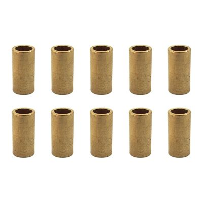 10 PCS RC Boat Propeller Adapter Sleeve Brass Shaft Converter 4mm to 3mm Bore Reducer Bushing 8mm Length Precision Fitting for Model Boat