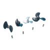 10 PCS RC Boat Propeller Adapter Sleeve Brass Shaft Converter 4mm to 3mm Bore Reducer Bushing 8mm Length Precision Fitting for Model Boat view 4