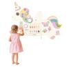 Asweets Unicorn Activity Wall Busy Board Panels, Montessori Sensory Toys, Toddler Learning Activity Center, Perfect for Toddler Playroom & Children's Daycare, White view 1