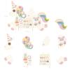 Asweets Unicorn Activity Wall Busy Board Panels, Montessori Sensory Toys, Toddler Learning Activity Center, Perfect for Toddler Playroom & Children's Daycare, White view 2