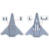 1/144 Scale China Shenyang Aircraft Corporation Sixth Generation Jet J-50 Fighter Model Alloy Model Diecast Plane Toy for Collection view 4