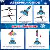 Rocket Launcher for Kids  2nd Gen Upgraded Design, Electric Auto Launch, 200ft Flight with Safe Parachute, Outdoor Rocket Toy for Boys & Girls, Birthday Gift for Ages 8-13, Frozen Pattern (Snow Girl) view 3