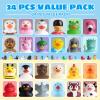 24 Rubber Ducks, Toddler Bath Toys, No-Hole Bathtub Toys for Baby Pool Toys for 18+ Months Girls Boys view 2