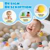 24 Rubber Ducks, Toddler Bath Toys, No-Hole Bathtub Toys for Baby Pool Toys for 18+ Months Girls Boys view 3