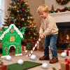Ayammahic Gingerbread Golf Game Set, 2026 New Mini-Golf Course with Candy Cane Club Sticks, Gingerbread House Goal & 6 Balls, Funny Christmas Games for Family Party, Indoor Gathering Game for Adults view 2