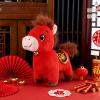 20 CM 2026 Year of The Horse Stuffed Animals Chinese New Year Plush Horse Mascot Doll Toys Zodiac Decor for Spring Festival Lunar New Years Gifts Blessing Souvenir (Fu Character Horse) view 4
