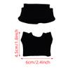 niannyyhouse Plush Doll Clothes Set, 7cm-10cm Mini Stuffed Animal Accessories, Hat and Sweater Dress-Up Collection (Black) view 3