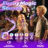 Mini Karaoke Machine for Kids,5 Voice Effects - Portable Bluetooth Speaker with 2 Wireless Mics LED Lights for Boys Girls Ages 3-12| Kids Karaoke Machine Birthday Gift Toy for Singing,Party & Play view 3