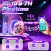 Mini Karaoke Machine for Kids,5 Voice Effects - Portable Bluetooth Speaker with 2 Wireless Mics LED Lights for Boys Girls Ages 3-12| Kids Karaoke Machine Birthday Gift Toy for Singing,Party & Play view 4