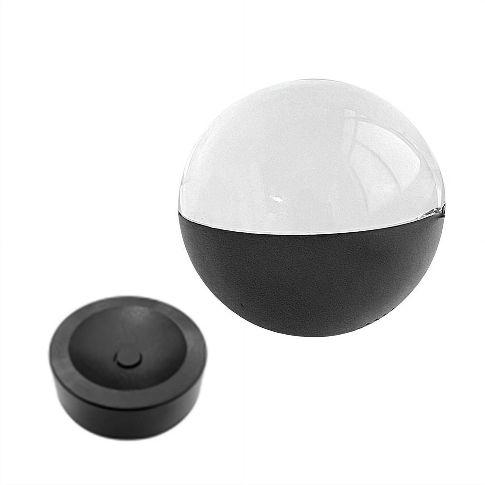 WiFi Upgraded Creative Crystal Ball Video Player App-Controlled for Android & iOS,4GB Storage Creative 3D Gift (Black)