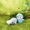 niannyyhouse Plush Doll Clothes, Solid Color Hoodie, 7cm-10cm, Stuffed Animal Dress-Up Accessories (Pink) view 2