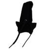 niannyyhouse Plush Doll Clothes, Solid Color Hoodie, 7cm-10cm, Stuffed Animal Dress-Up Accessories (Black) view 1