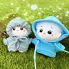 niannyyhouse Plush Doll Clothes, Solid Color Hoodie, 7cm-10cm, Stuffed Animal Dress-Up Accessories (Black) view 4