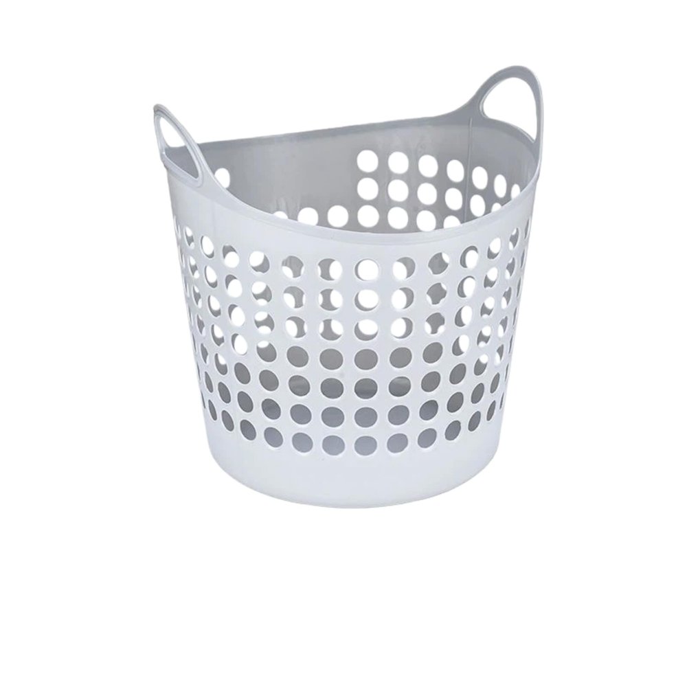 Folding dirty clothes basket, home bathroom, breathable hollow