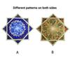 BVCY Flowstar Solar & Light Charging Dapo Star UV Glow Juggling Toy with Dual Sided Print Easy for Beginners Blue&Yellow (R06-style5) view 3